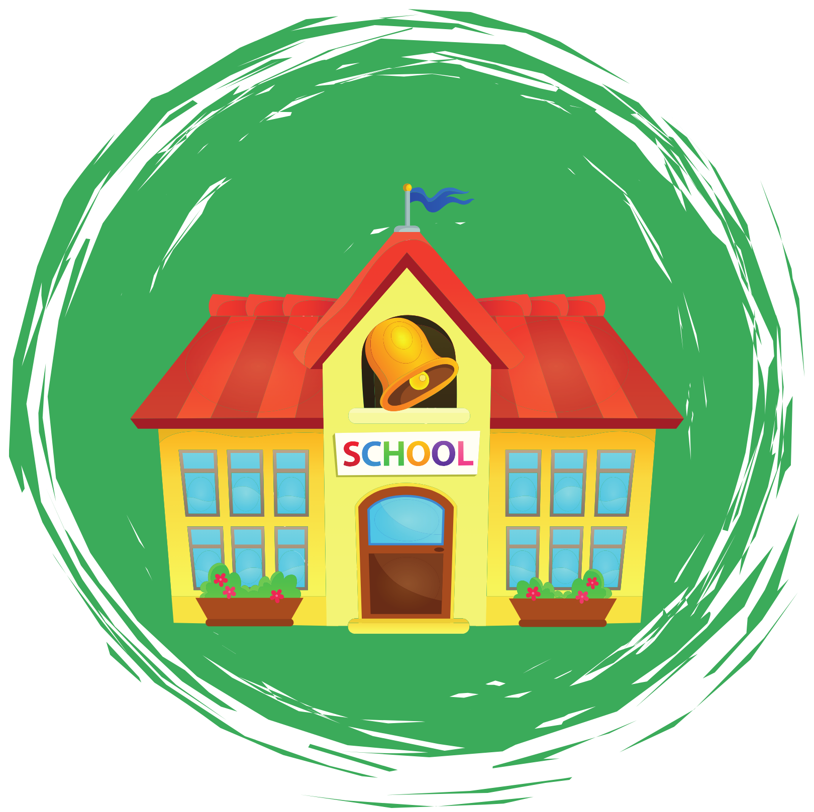 school building logo